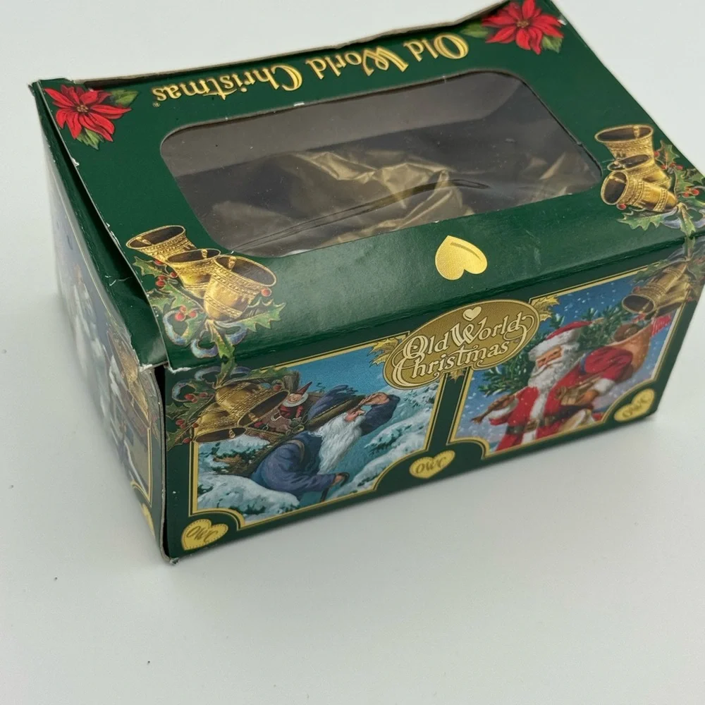 Old World Christmas BLACK LABRADOR Glass Ornament With Box‎ NEW
